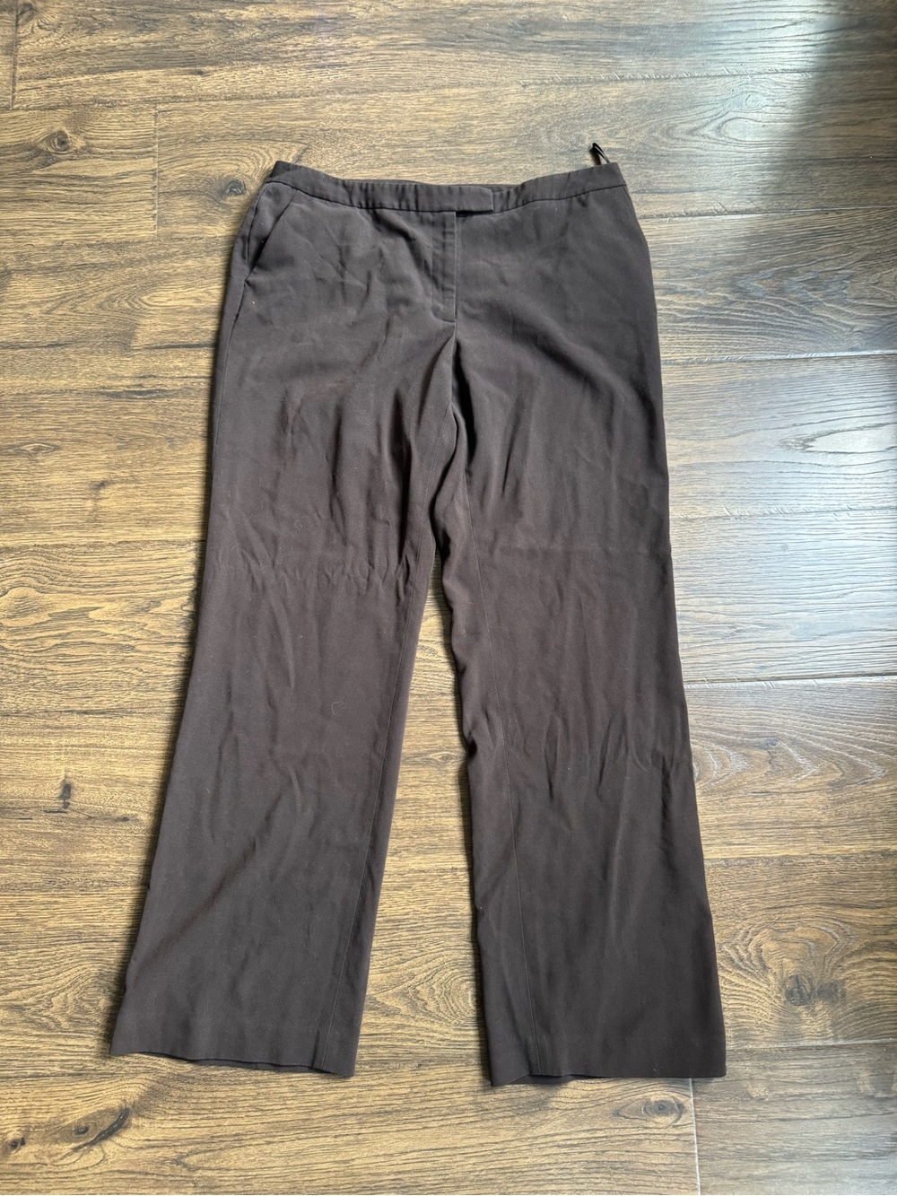 Calvin Klein Dark Brown Casual Trousers
